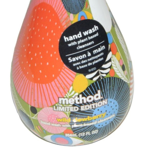 3 for/ $25 Method Wild Dewberry Scent Limited Edition Eco Liquid Hand Soap 354ml - Picture 2 of 3
